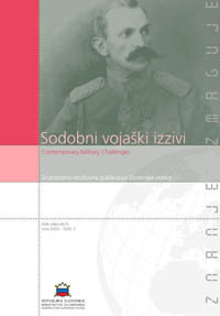 Brošura s fotografijo generala Rudolfa Maistra, stiliziranim globusom in grbom Slovenske vojske