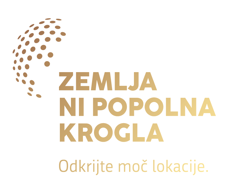 Plakat Zemlja ni popolna krogla - odkrijte moč lokacije