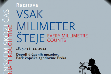 Plakat z informacijami o razstavi - podatki so navedeni v besedilu novice
