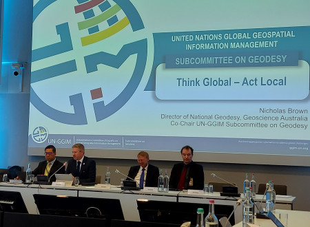 V Bonnu je potekal tudi sestanek pododbora za Geodezijo pri Odboru za upravljanje prostorskih podatkov, ki deluje v okviru Organizacije združenih narodov