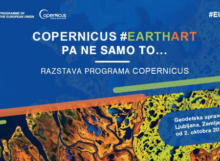 Plakat razstave Copernicus #EarthArt