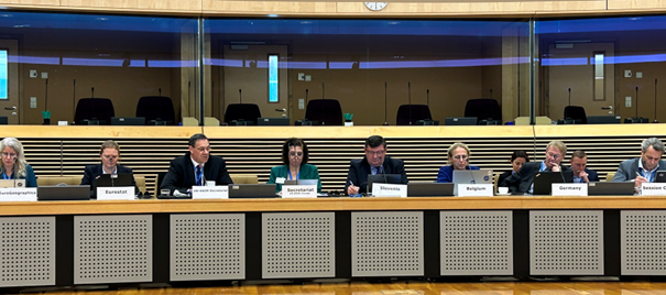 Predsedujoči in člani izvršilnega odbora ter sekretariat Evropskega regionalnega odbora za globalno upravljanje prostorskih podatkov