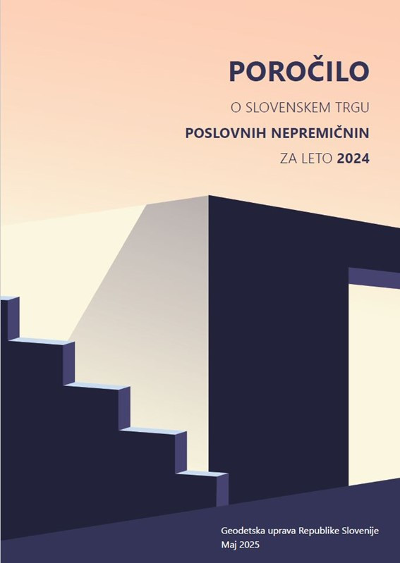 Silhueta bloka in stopnic v temno sivi barvi na svetlejši podlagi in izpisanim naslovom dokumenta
