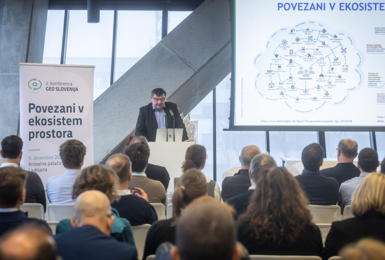 2. konferenca Geo Slovenija povezala ključne deležnike v ekosistem prostora