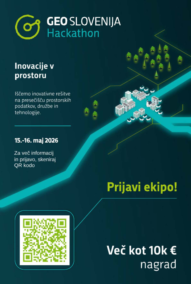 Teaser slika z vsemi podatki za prijavo na Hackathlon