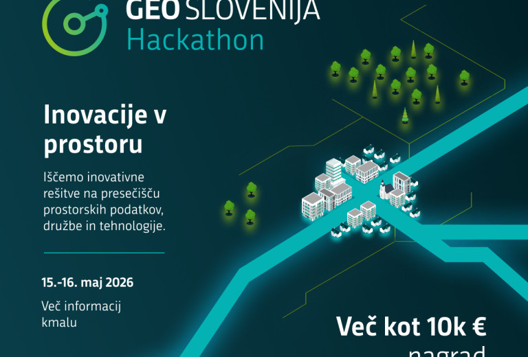V sredini maja 2026 prihaja 1. Hackhathon GEO Slovenija