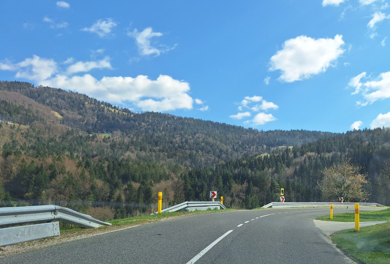 Izvajanje akcije za večjo varnost motoristov na državnih cestah