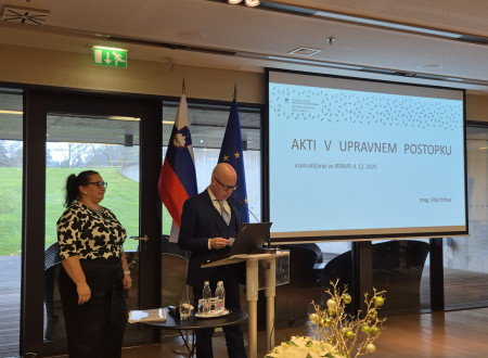 Levo mag. Vita Hribar, desno dr. Matko Korošic 