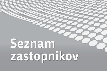 Seznam zastopnikov