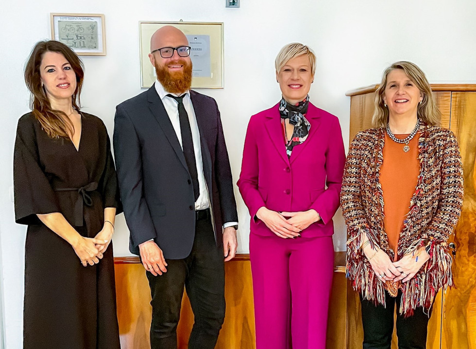 Director-General of the Internal Market Directorate Karla Pinter, Director of the Latvian Patent Office Agris Batalauskis, Director of the Intellectual Property Office Karin Žvokelj, President of the Portuguese Industrial Property Institute Ana Bandeira