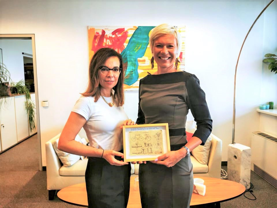 The President of the Austrian Patent Office mag. Mariana Karepova and the director of the Slovenian Intellectual Property Office mag. Karin Žvokelj 