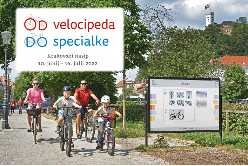 Vabilo na razstavo od velocipeda do specialke