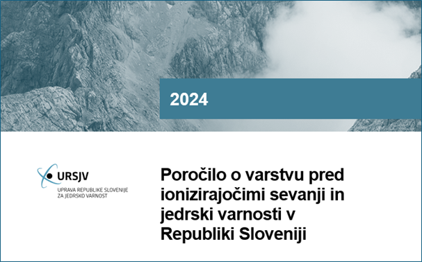 V zgornji polovici naslovnice je skalnati gorski greben pod katerim se vleče megla. V sredini je v modrem pravokotniku izpisana letnica 2024. V spodanjem delu naslovnice je poleg loga URSJV izpisan naslov poročila.