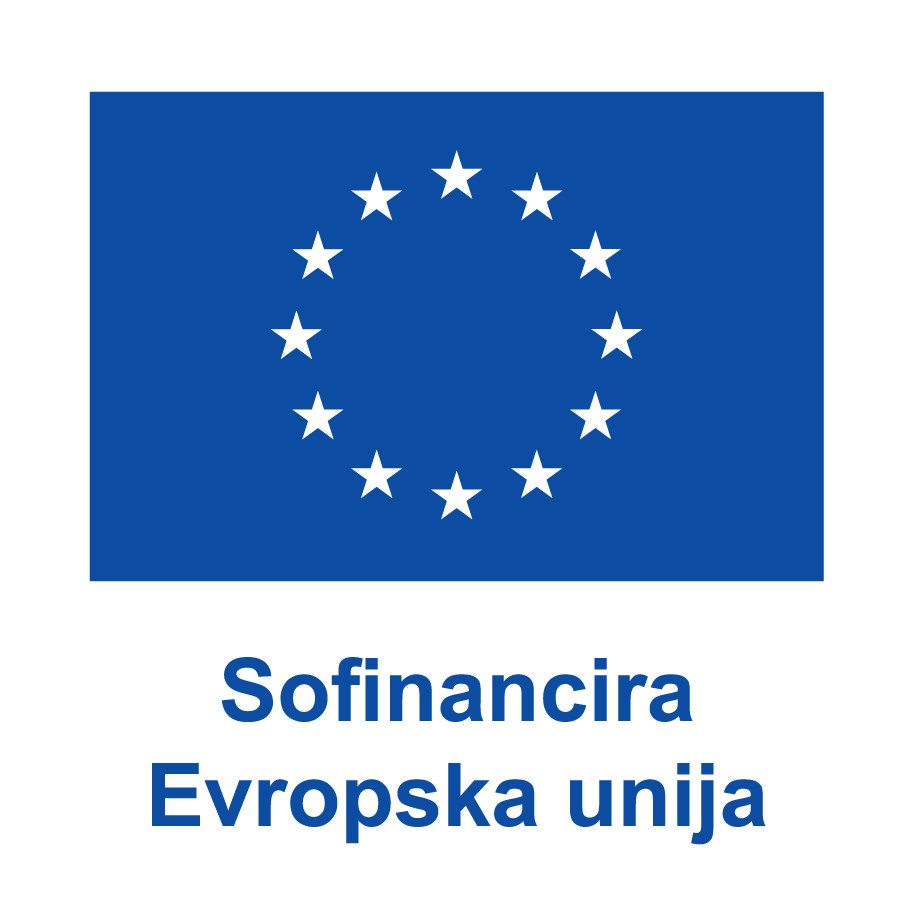 Logotip z EU zastavo in napisom "Sofinancira Evropska unija"