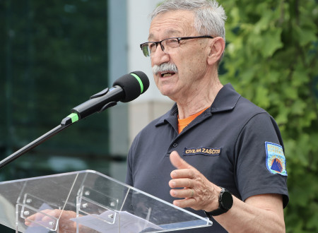 Na fotografiji je poveljnik Civilne zaščite RS Srečko Šestanik 