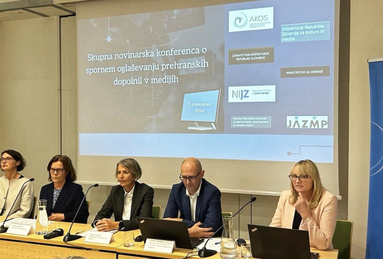 Inšpektorat je sodeloval na novinarski konferenci o spornem oglaševanju prehranskih dopolnil