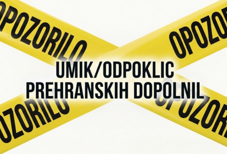 Umik prehranskega dopolnila