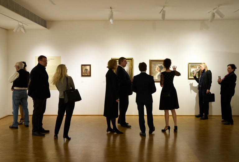 Eröffnung der Ausstellung „Nach dem Impressionismus: slowenische modernistische Malerei und Dachau“