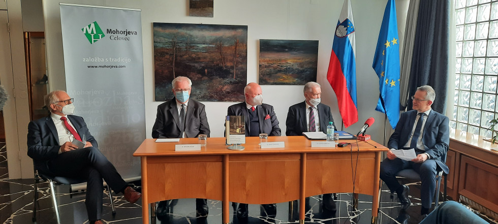 Franz Kelih, dr. Bogdan Kolar, dr. Janez Šumrada, dr. Ludvik Karničar in dr. Anton Novak