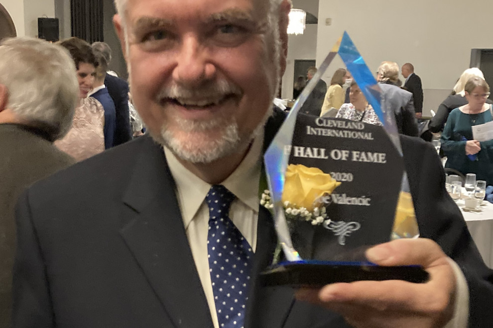Joe Valencic inducted in tot the Hall of Fame
