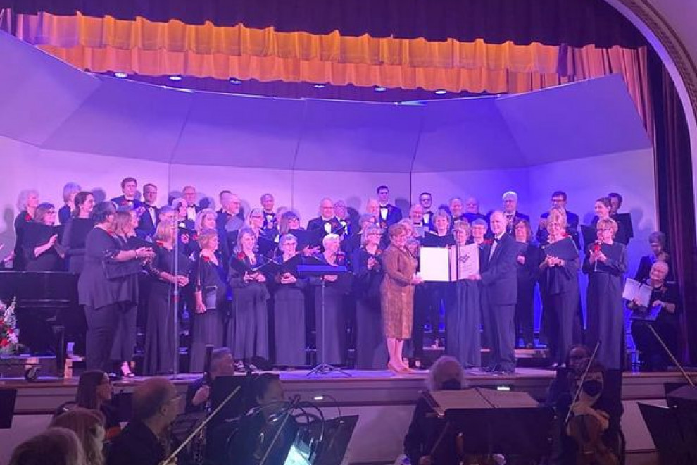 Slovenian choir Korotan celebrating 70th anniversary