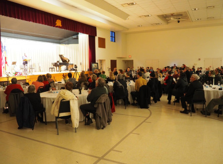 The public at the celebration of Prešeren Day