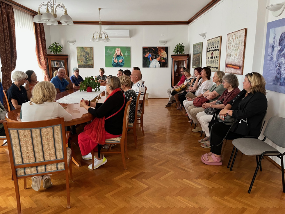 Člani delegacije Slovenskega etnološkega društva 