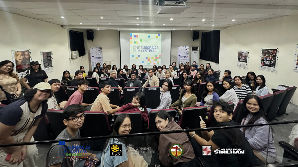 Opening ceremony of Cine Europa 2025 at the University of the Philippines Cebu 