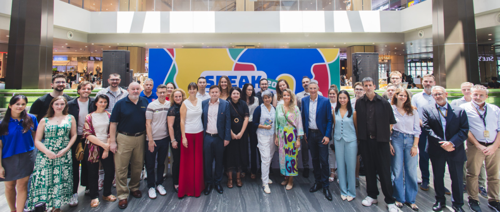 Representatives of 19 participating embassies and cultural institutes who attended Speak Dating 2026