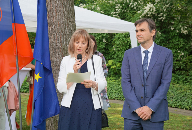 Sprejem ob dnevu državnosti Republike Slovenije v Pragi