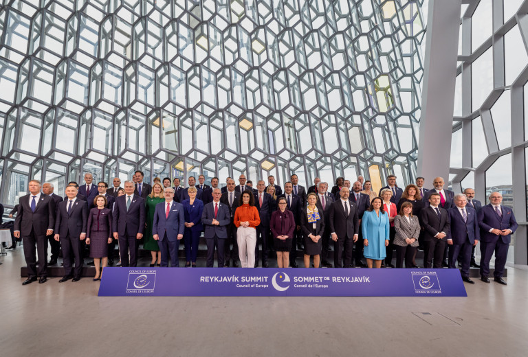 President of the Republic of Slovenia Pirc Musar, PhD, at the 4th Council of Europe Summit in Reykjavik
