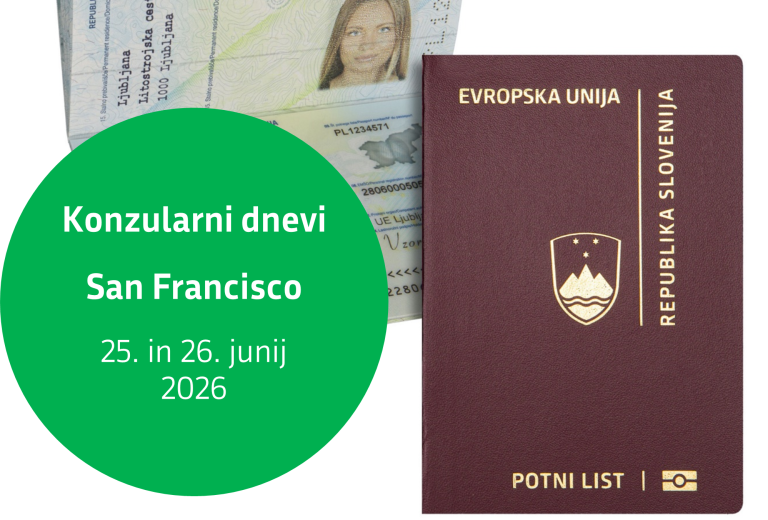 Konzularni dnevi v San Franciscu 25. in 26. junij