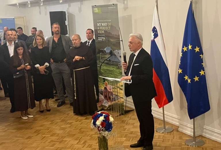 Sprejem veleposlanika v ZDA v čast obiska predsednice Republike Slovenije Pirc Musar v New Yorku