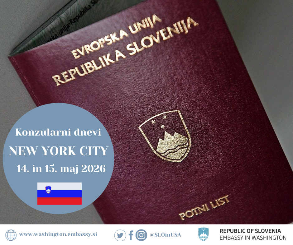 slovenski potni list, rdeče barve: Evropska unija, Republika Slovenija, slovenski grb.