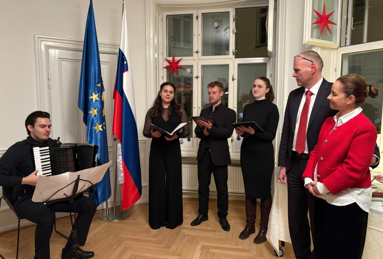 Praznični sprejem na Veleposlaništvu Republike Slovenija v Københavnu 