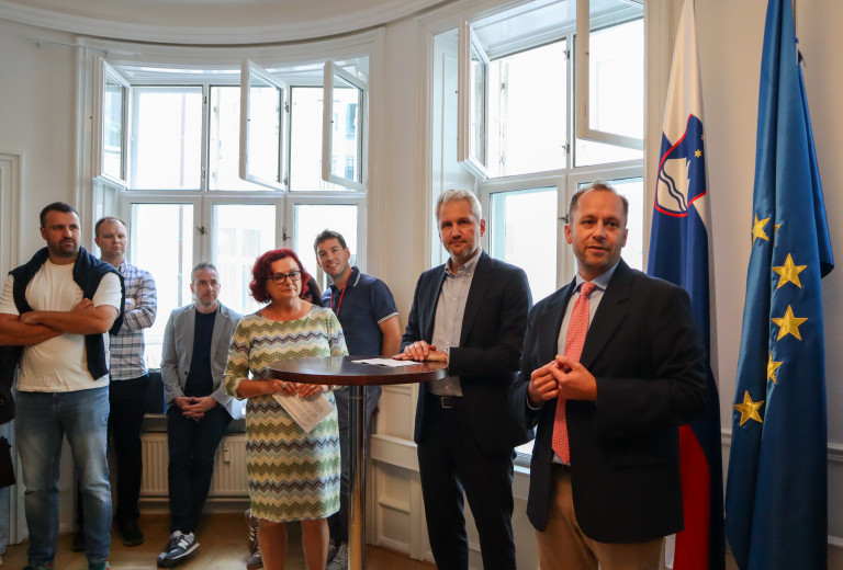Obisk delegacije svetov delavcev slovenskih podjetij na Danskem