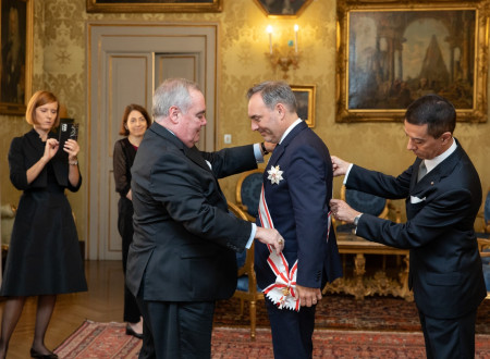 Veleposlanik Jakob Štunf prejme odlikovanje Suverenega malteškega viteškega reda