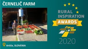 Kmetija Černelič Rural Inspiration Awards 2020.