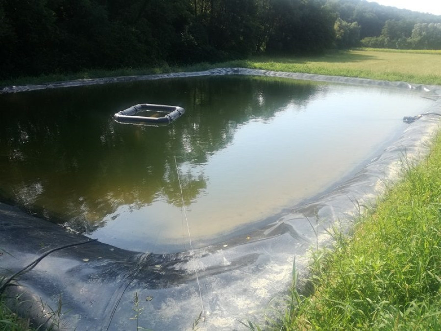 Vodni zalogovnik na kmetiji Pukšič