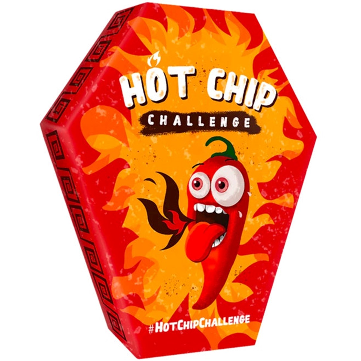 HOT CHIP CHALLENGE, koruzni čips s čilijem GOV.SI