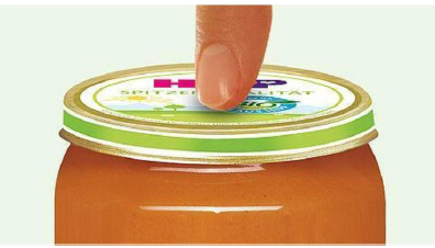 Slika otroške kašice v kozarčku