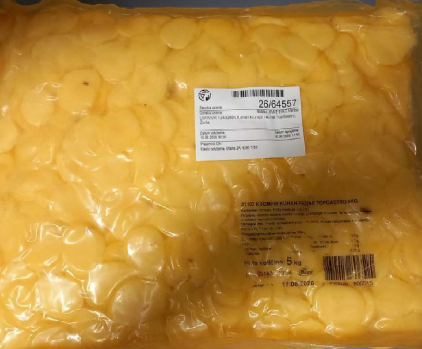 Kuhan krompir v rezinah TopGastro