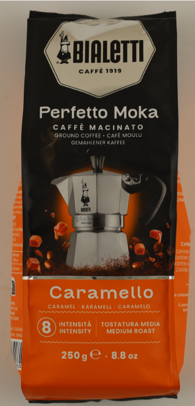 Odpoklicana mleta kava Bialetti Perfetto Moka Caramello