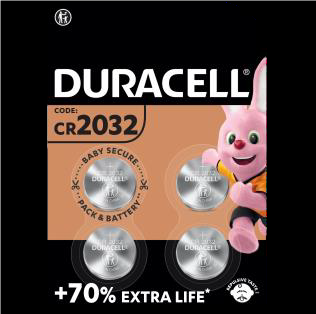 gumbna baterija DURACELL