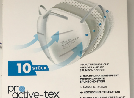 Zaščitna maska Proactive-tex - embalaža