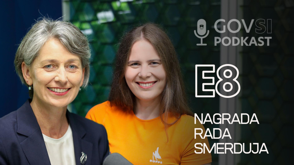 GOVSI podkast, epizoda osem, nagrada Rada Smerduja; gostji: dr. Katarina Groznik Zeiler in dr. Tanja Šumrada