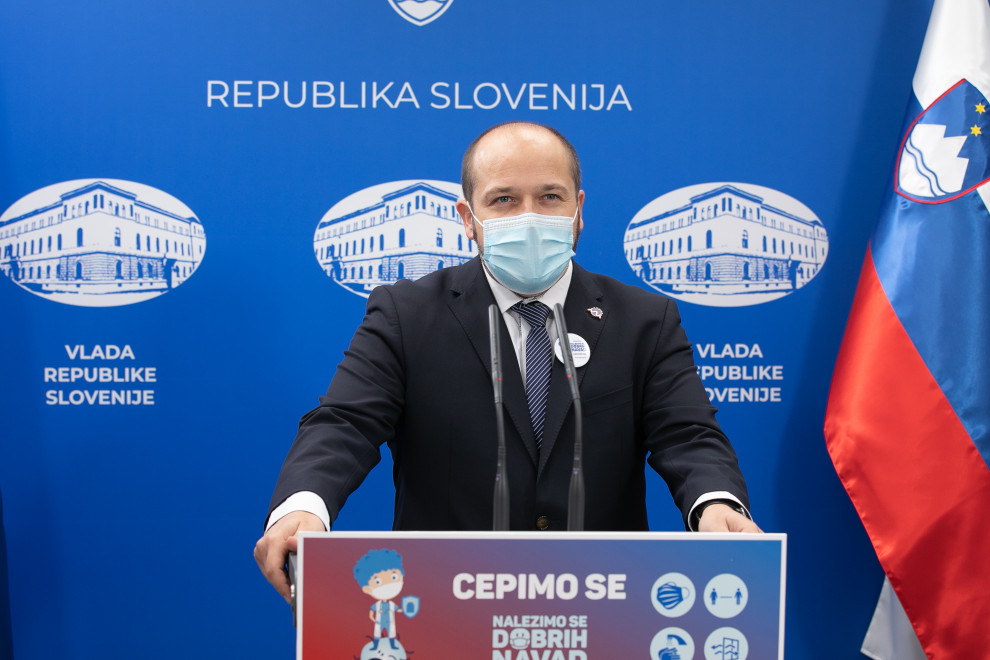 Minister za zdravje Janez Poklukar