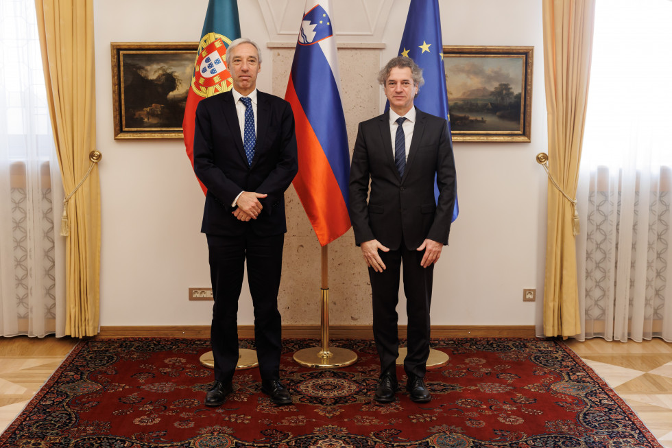 Prime Minister Robert Golob met with João Gomes Cravinho, the Minister of Foreign Affairs of the Portuguese Republic