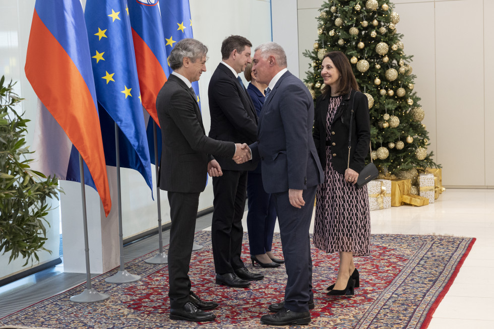 Sprejem za diplomatski zbor ob začetku leta