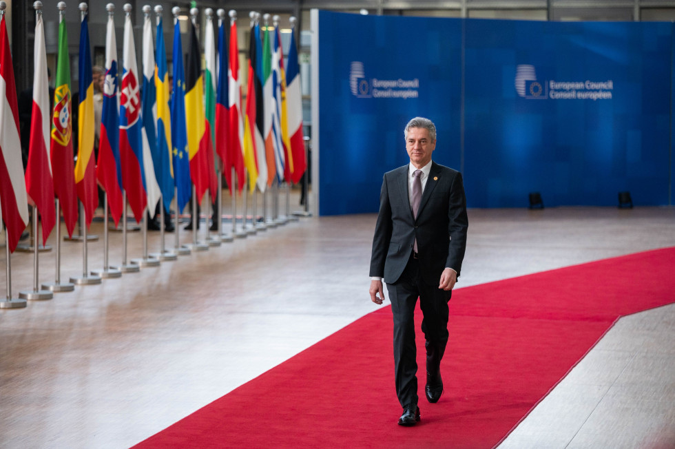 Prime Minister Robert Golob attended a special European Council meeting in Brussels. 